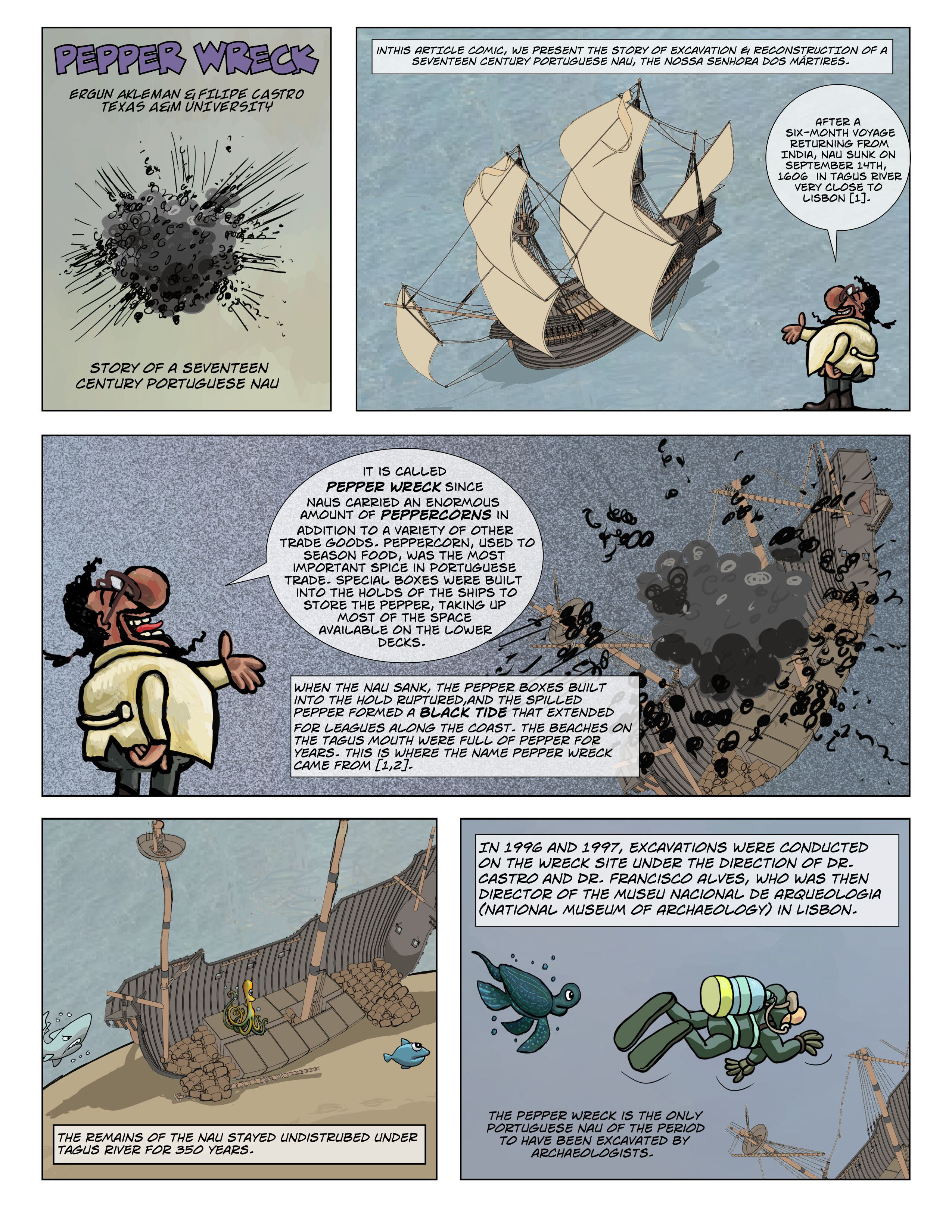 Pepper Wreck comic - Part 1